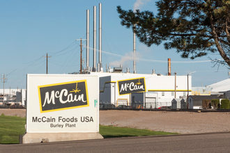 位于爱达荷州伯利的麦凯恩食品厂