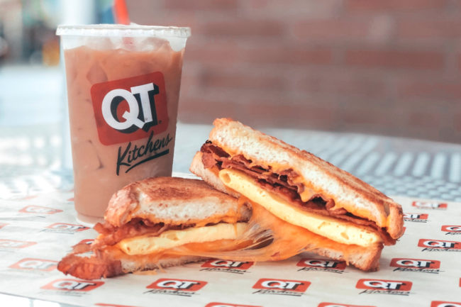 QuikTrip早餐三明治