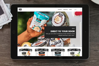达能So Delicious Dairy免费直接面向消费者的电子商务网站