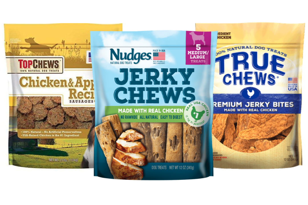 Tyson Nudges, Top Chews和True Chews宠物零食