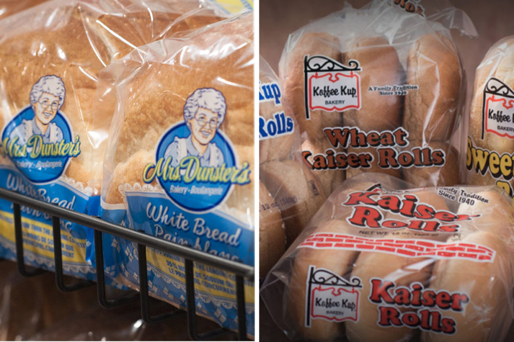 邓斯特夫人面包店的面包和咖啡卡普面包店的面包卷