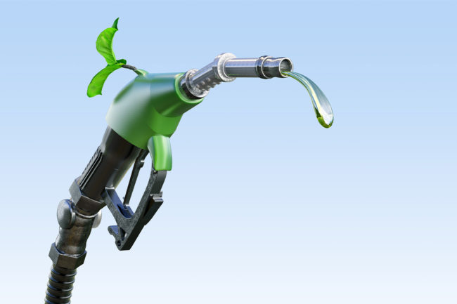 气泵图文，绿色能源，绿叶