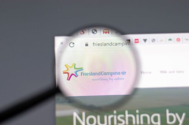 FrieslandCampina配料网站，放大镜
